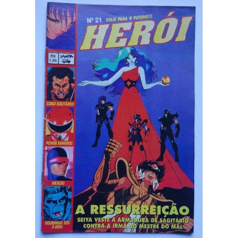 Revista Herói A Ressurreição N° 21 Os Cavaleiros do Zodíaco