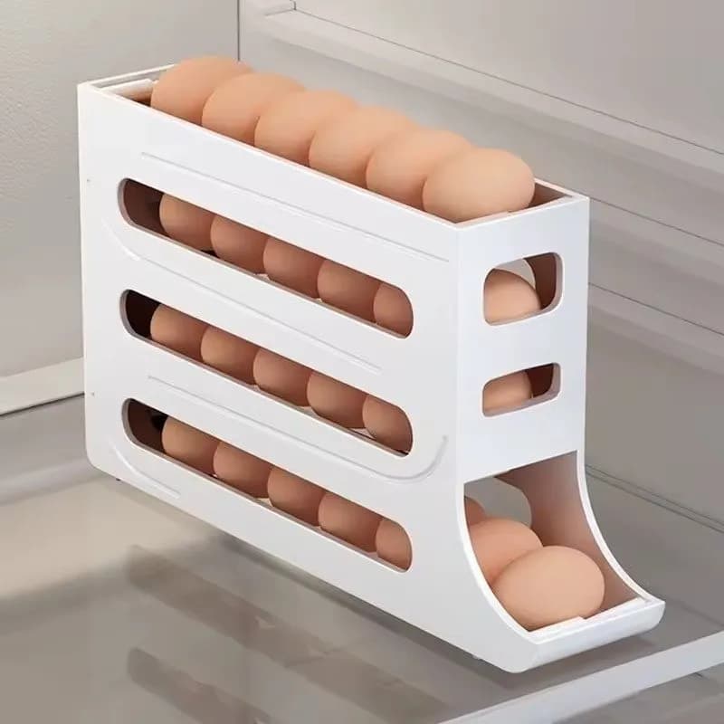 Organizador de Ovos para Geladeira 30 Unidades Suporte Porta Ovos Cozinha
