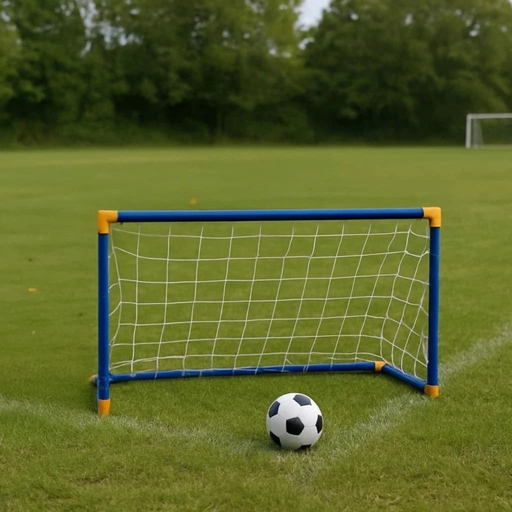 Conjunto Gol Infantil com Rede Bola Bomba Futebol Esporte Criança Oferta Oferta