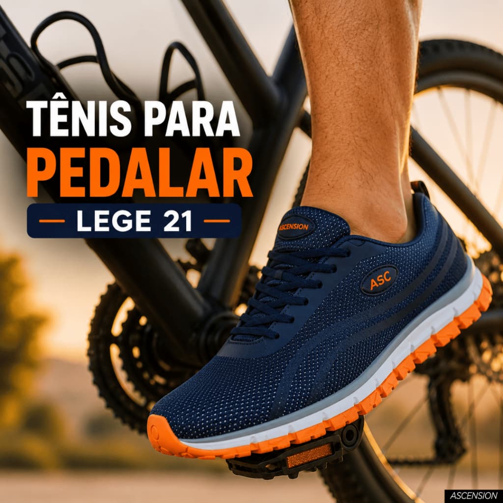 Tênis Masculino Lege 21 Confortável Leve Para Pedalar Bicicleta Academia Dia a Dia Esportivo