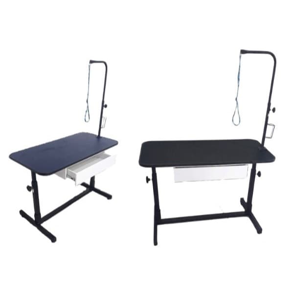 Mesa Tosa Grande Pet Regulável 1,10 X 0,54 Mts Com Gaveta