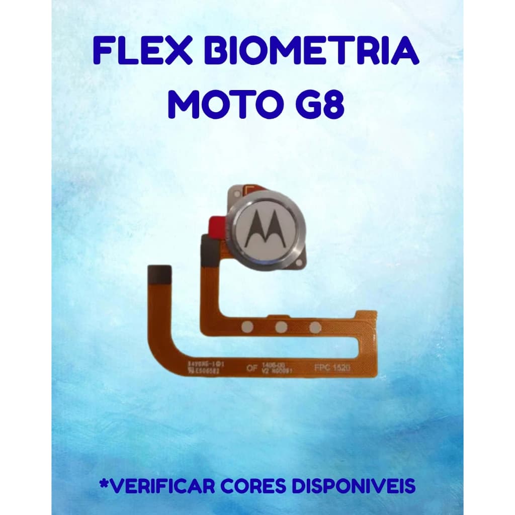 FLEX BIOMETRIA COMPÁTIVEL PARA MOTO G8, G8 PLAY, G8 PLUS, G8 POWER, G8 POWER LITE, G82, G9 PLAY/G9 POWER e G9 PLUS.