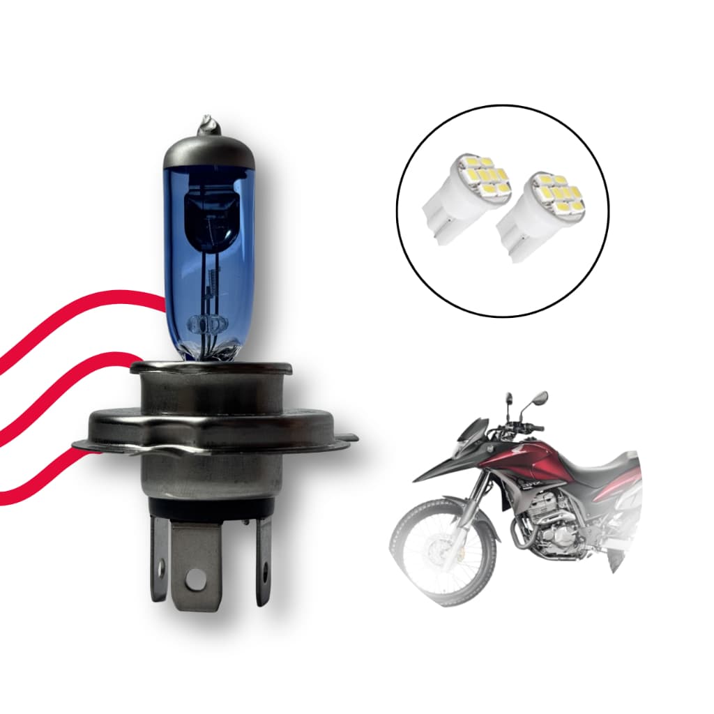Lâmpada Super Branca para Moto Honda Xre 300 2010 2011