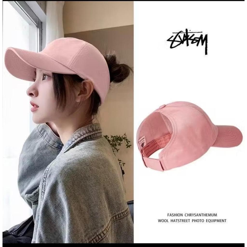 Boné Rabo de Cavalo Feminino Estilo Ajustável Esportivo Academia Casul Confortável Moda Baseball