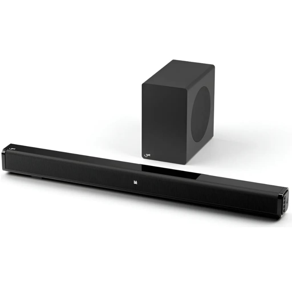 Soundbar Subwoofer Get 2.1 240w Rms Bluetooth Usb Hdmi Preto