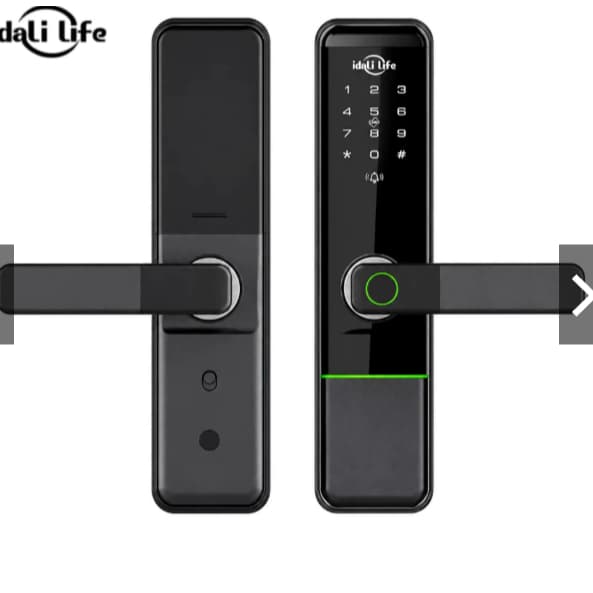 Fechadura Digital Inteligente com Impressão Digital com Tag Wifi Moderna Bloqueio de impressões digitais IDALI LIFE