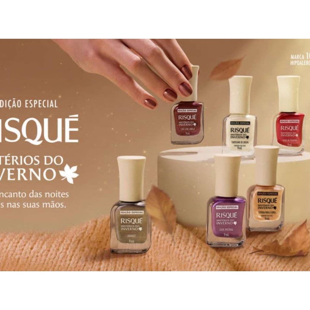 Coleção Risqué Bio Mistérios do Inverno ( 6 cores)