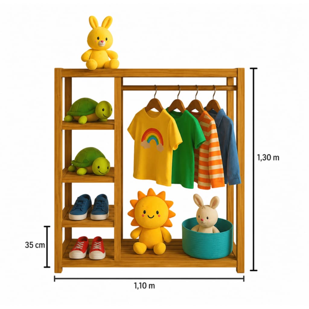 Organize o quarto com estilo - Arara Montessoriana para quarto Infantil!