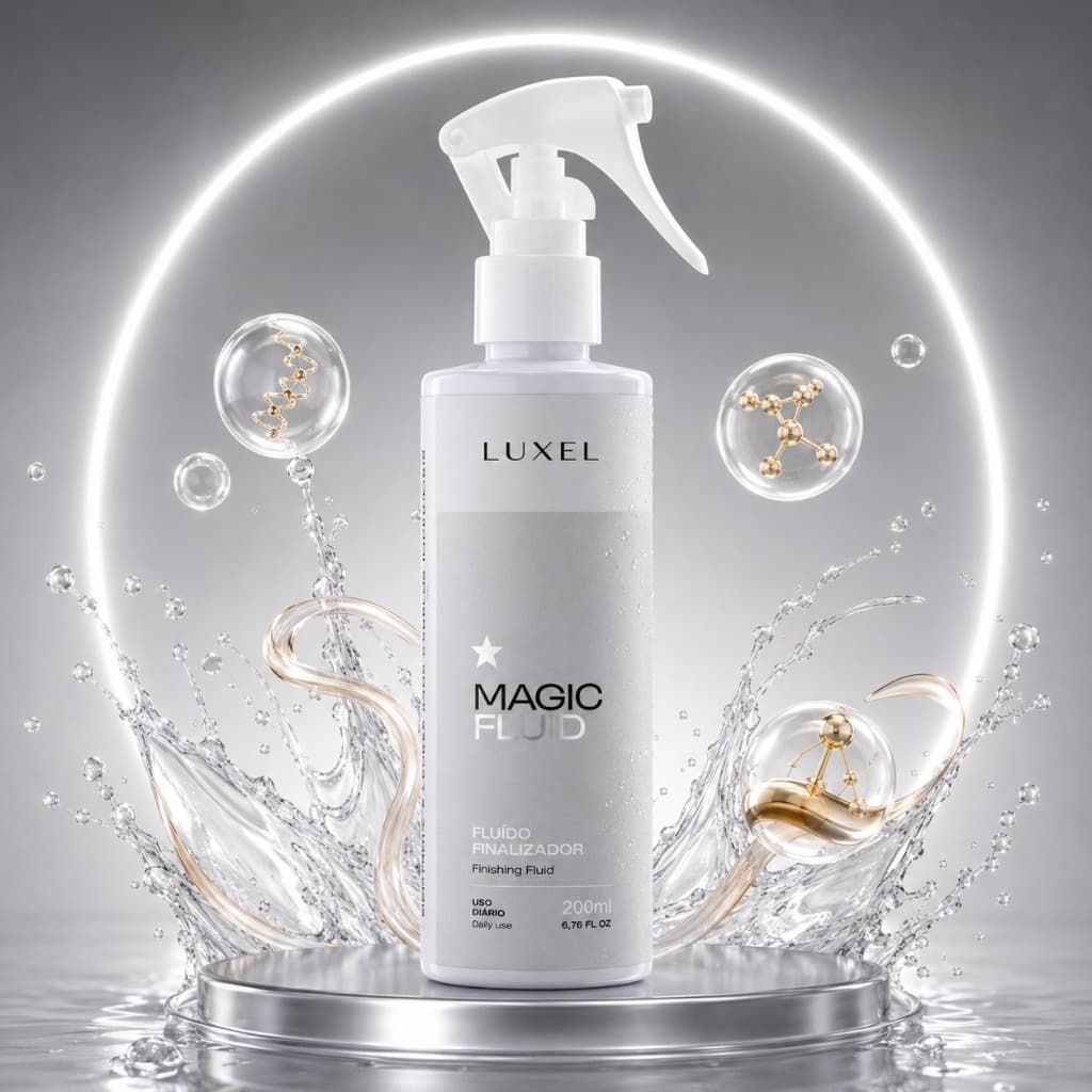 Protetor Térmico Capilar Antifrizz Hidratante Finalizador Cabelo Spray Luxel 200ml Leave-in