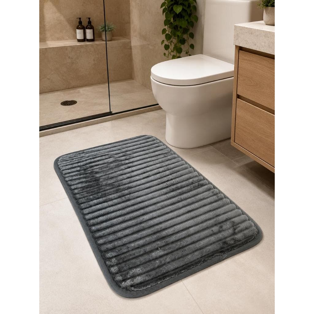 Tapete 40cm x 60cm Conforto Tijolinho 100% Poliéster  Macio, Prático e Decorativo