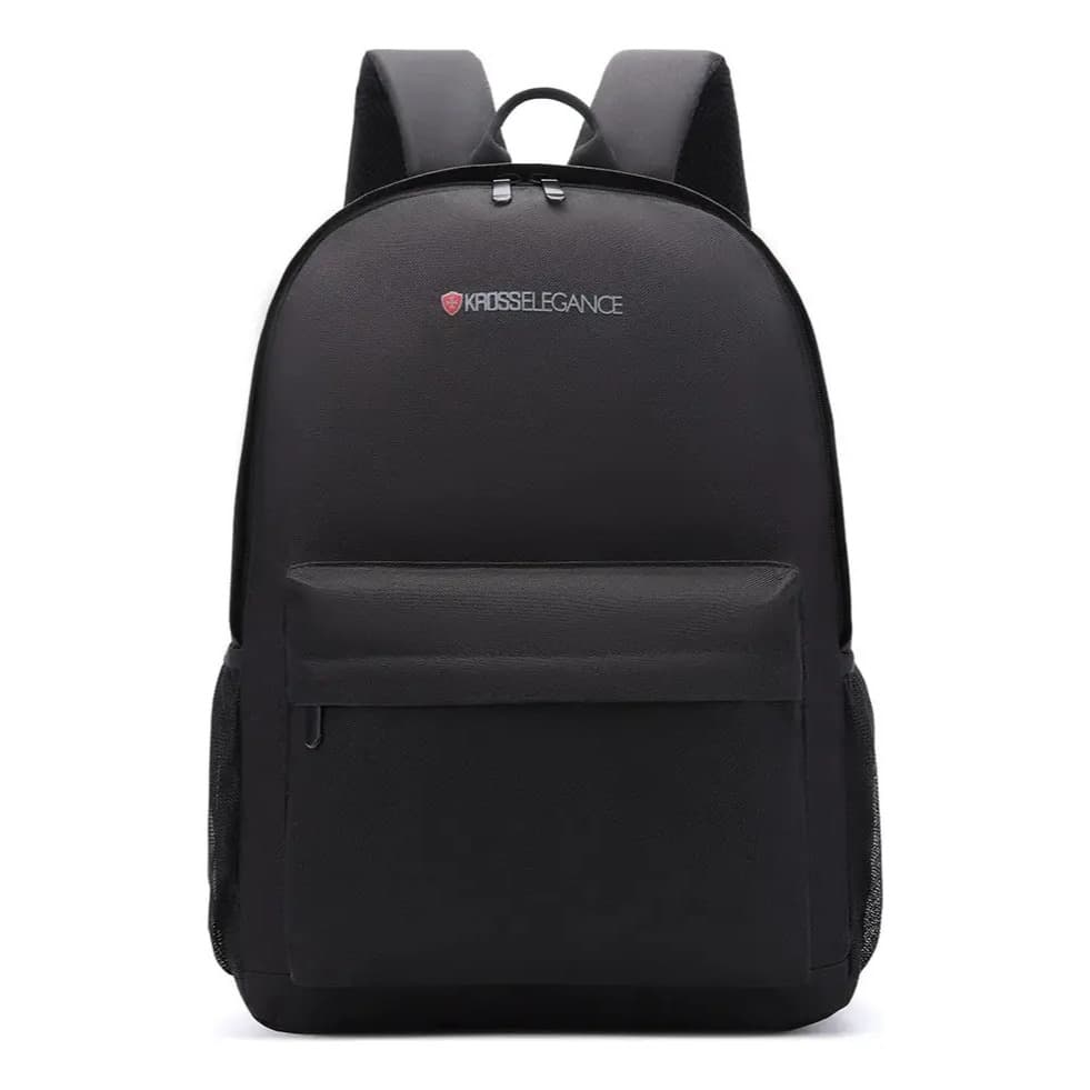 Mochila Kross Elegance Black Para Notebook 15.6 -ke-bpl08 Cor Preto Desenho do tecido Liso