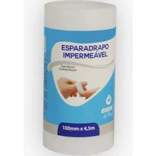 Esparadrapo impermeável 10cmx4,5m branco - Ciex