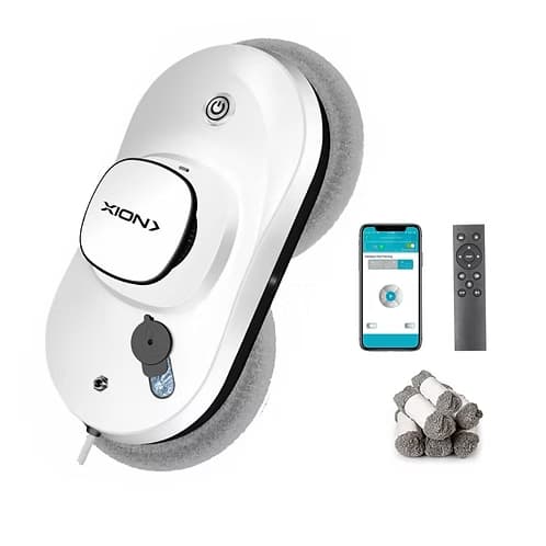 Robô Limpa Vidros Magnético Automático Prático e Seguro para Janelas 220v