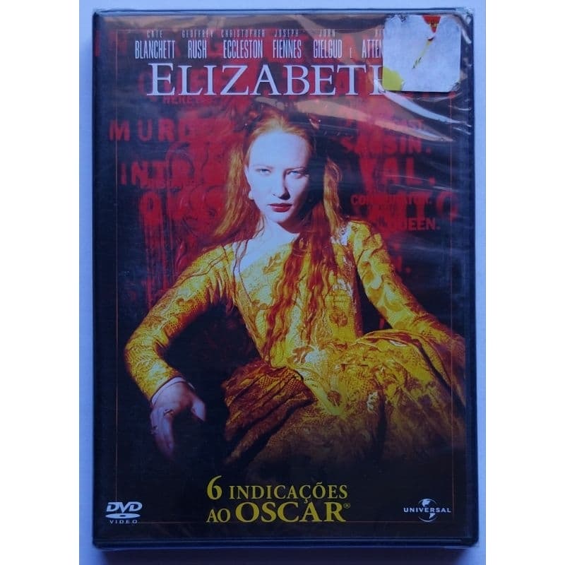 DVD Elizabeth Cate Blanchett Lacrado