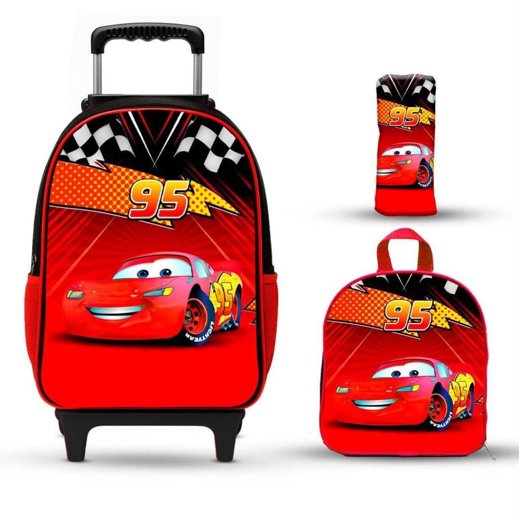 Mochila Escolar de Rodinha Sonic – Volta às Aulas | Resistente, Espaçosa e Cheia de Estilo
