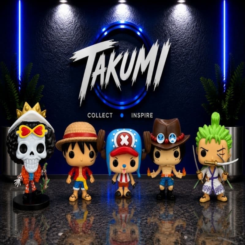 Mini Figure Chibi One Piece 10cm PVC Colecionável | Luffy, Zoro, Chopper, Brook e Outros