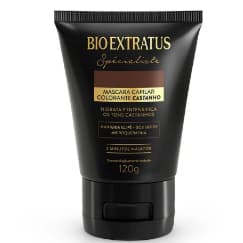 Máscara Colorante Bio Extratus 120g com Cor Intensa e Duradoura (COLORANTE CASTANHO 120g)