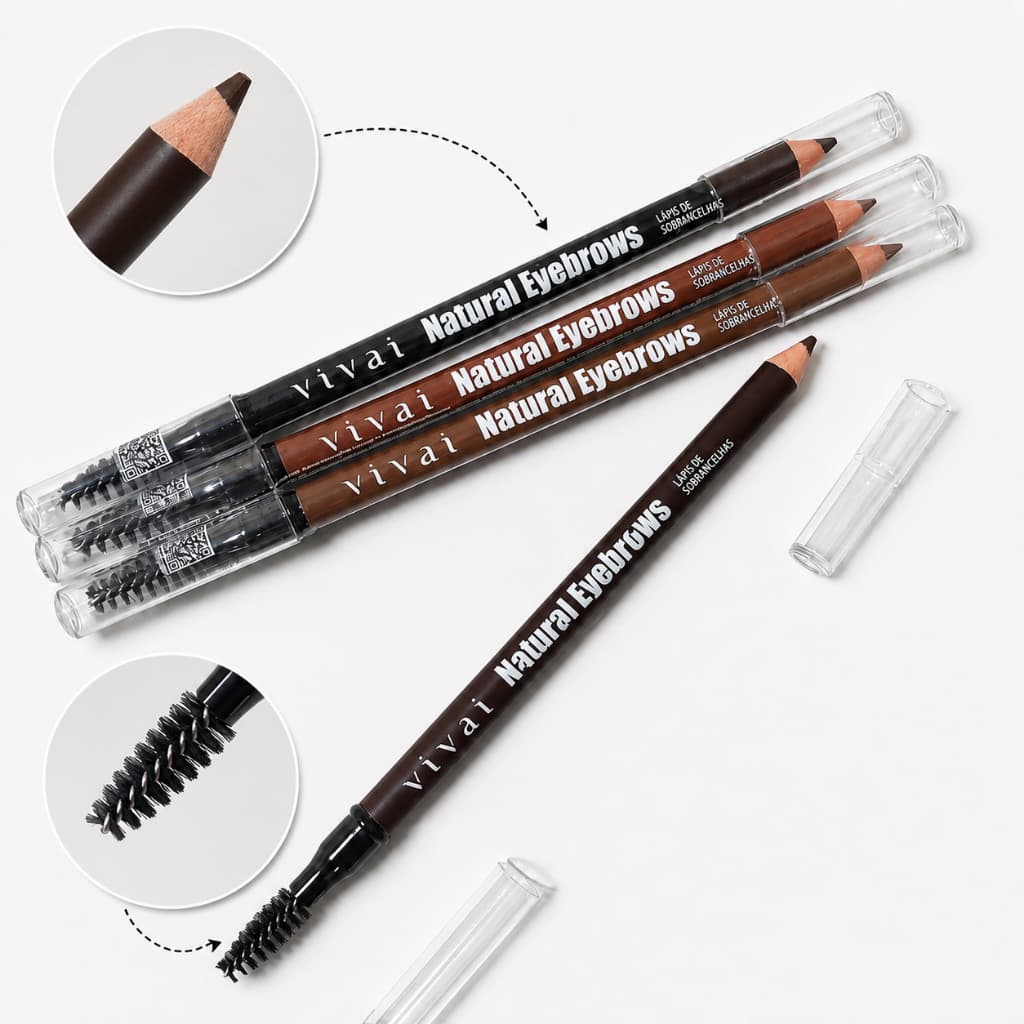 Lápis de Sobrancelhas Natural Eyebrows Vivai