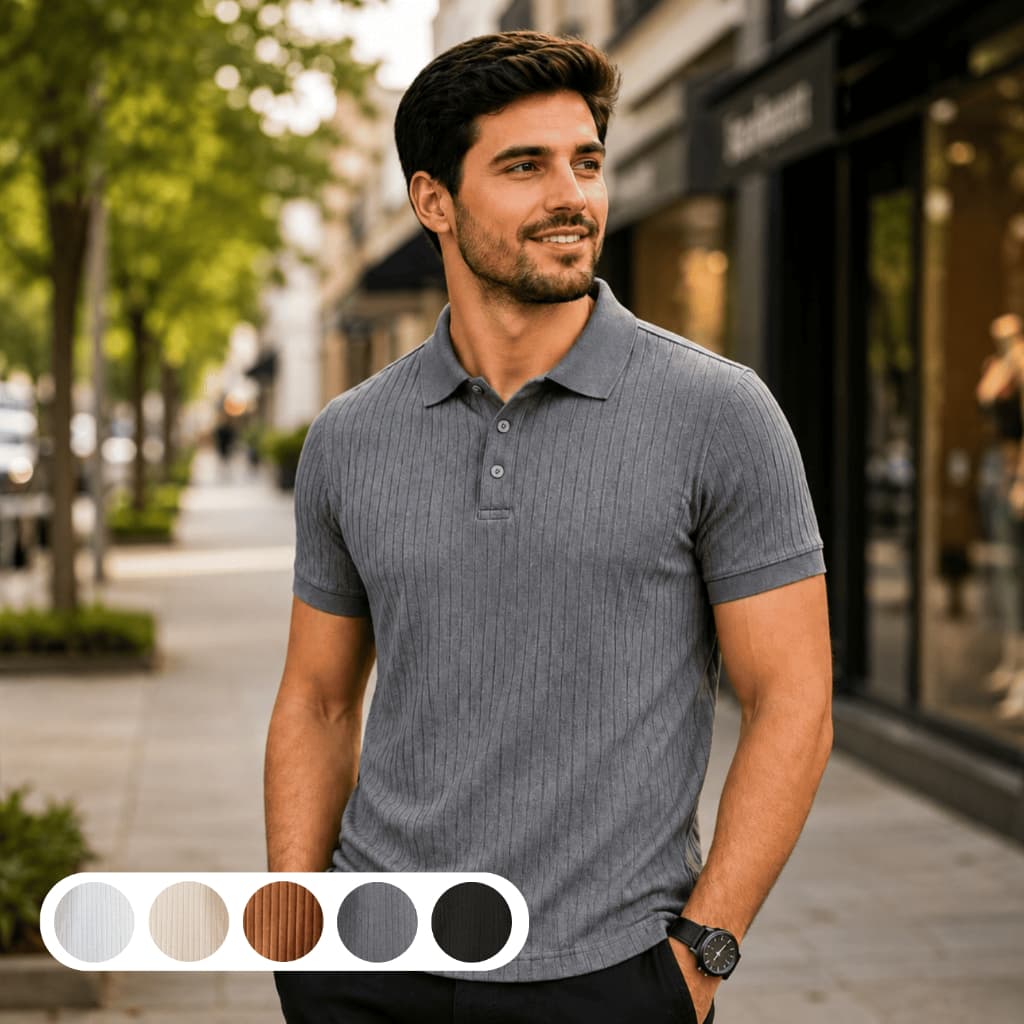 Camisa Polo Piquet Poliéster Premium Conforto e Qualidade Masculina Casual Elegante