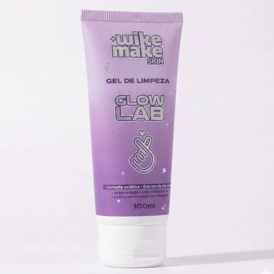 Gel de Limpeza Facial Glow Lab 100ml Skincare Limpeza de Pele