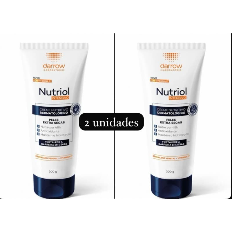 2 unidades de Nutriol intensivo com vitamina C sem perfume (Validade:03/2027)