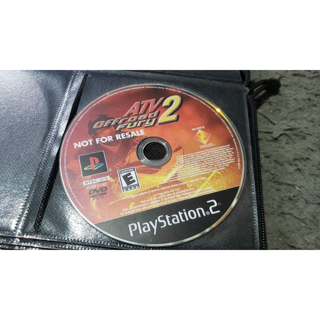 Atv Off Road Fury 2 Do Playstation 2 E Tá Sem A Caixa. J899