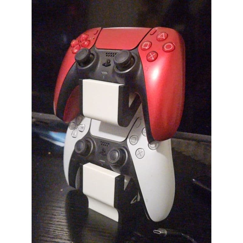 Suporte Duplo Controle PS5 Base Suporte Gamer Organizador DualSense Para 2 Controles Video Gamer