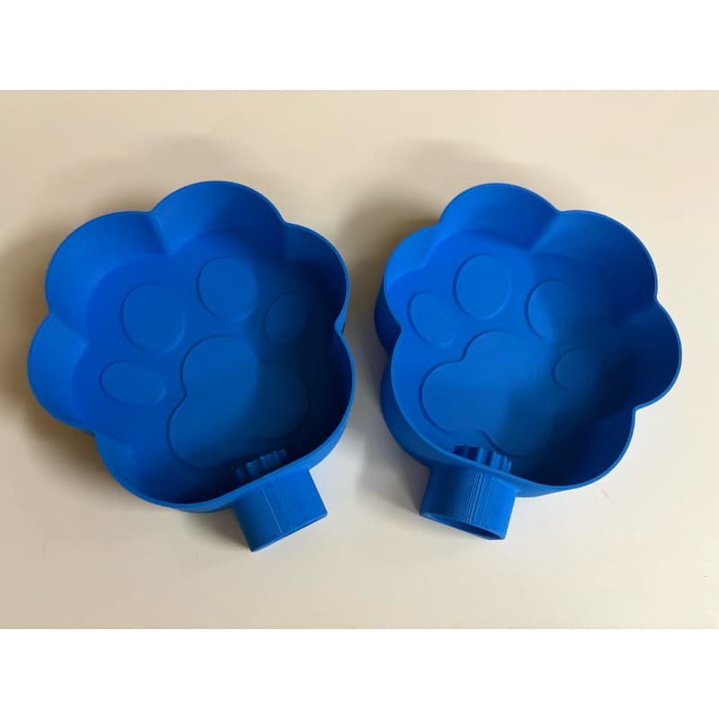 Bebedouro para Pets Portátil com Rosca em Formato de Pata Água para Cães Tigela Patinha