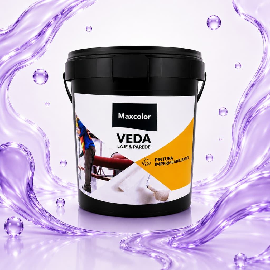Manta Líquida Maxcolor Impermeabilizante 18L Branco Laje Telhado Terraço Calha Elástica Reflete Sol