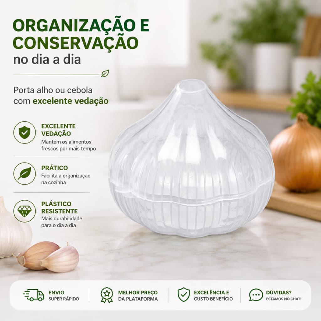 Porta Sobras Alho Cebola Legumes