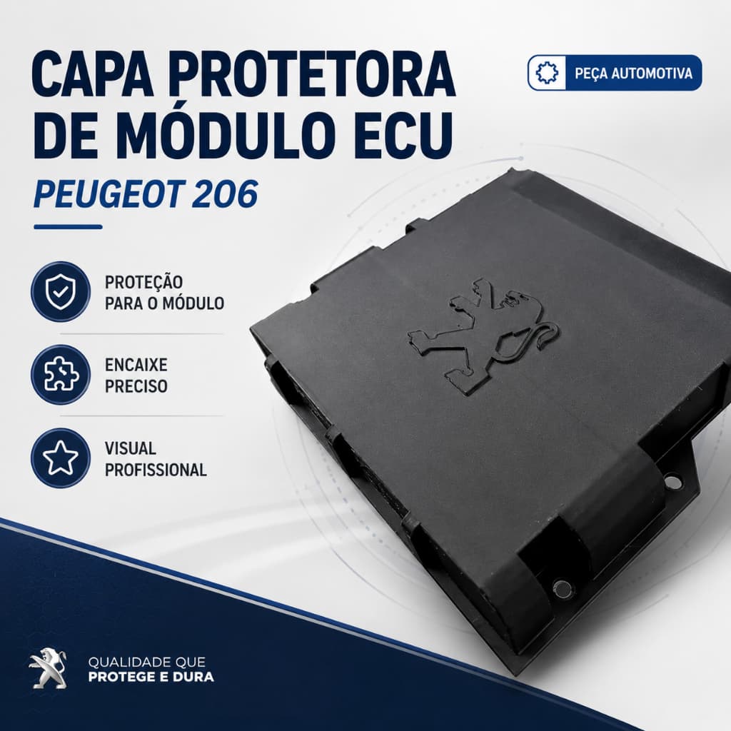 Capa Protetora De Módulo Ecu Peugeot 206