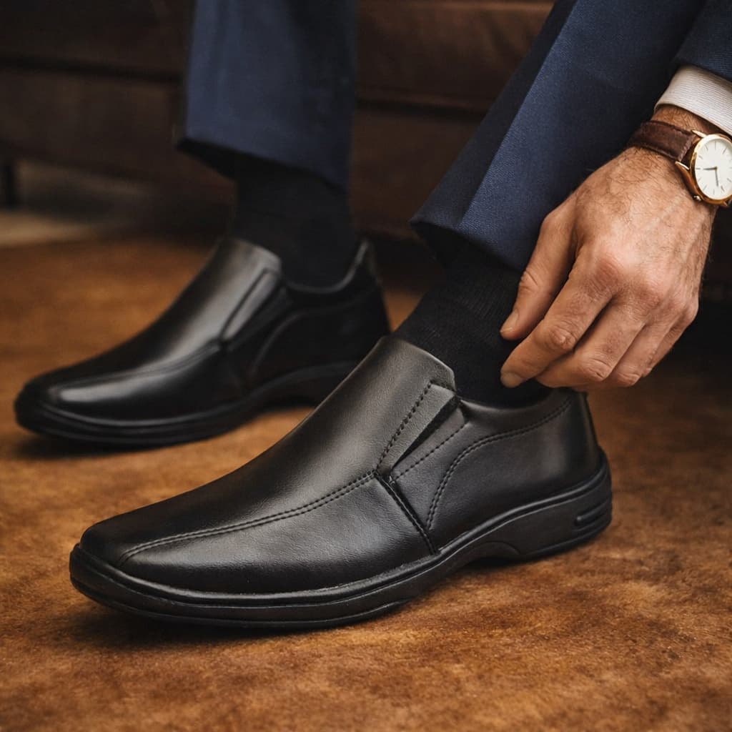 Sapato Social Masculino Oxford Elegante Confortável Leve Fino Casual Sapato Masculino Para Casamento Trabalho Luxo