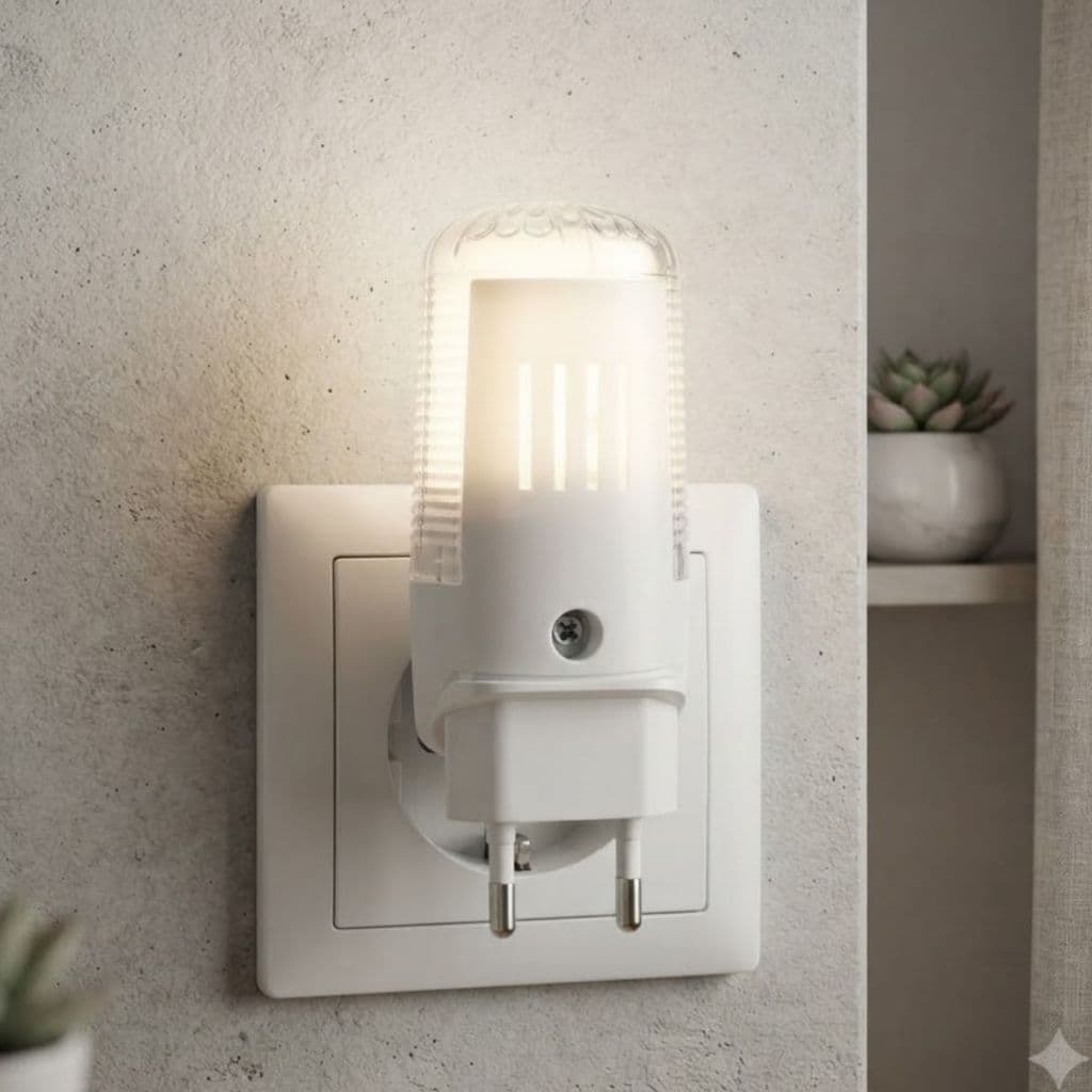 Luz Noturna Led Inteligente Bivolt Silenciosa Econômica Decoração Ambiente