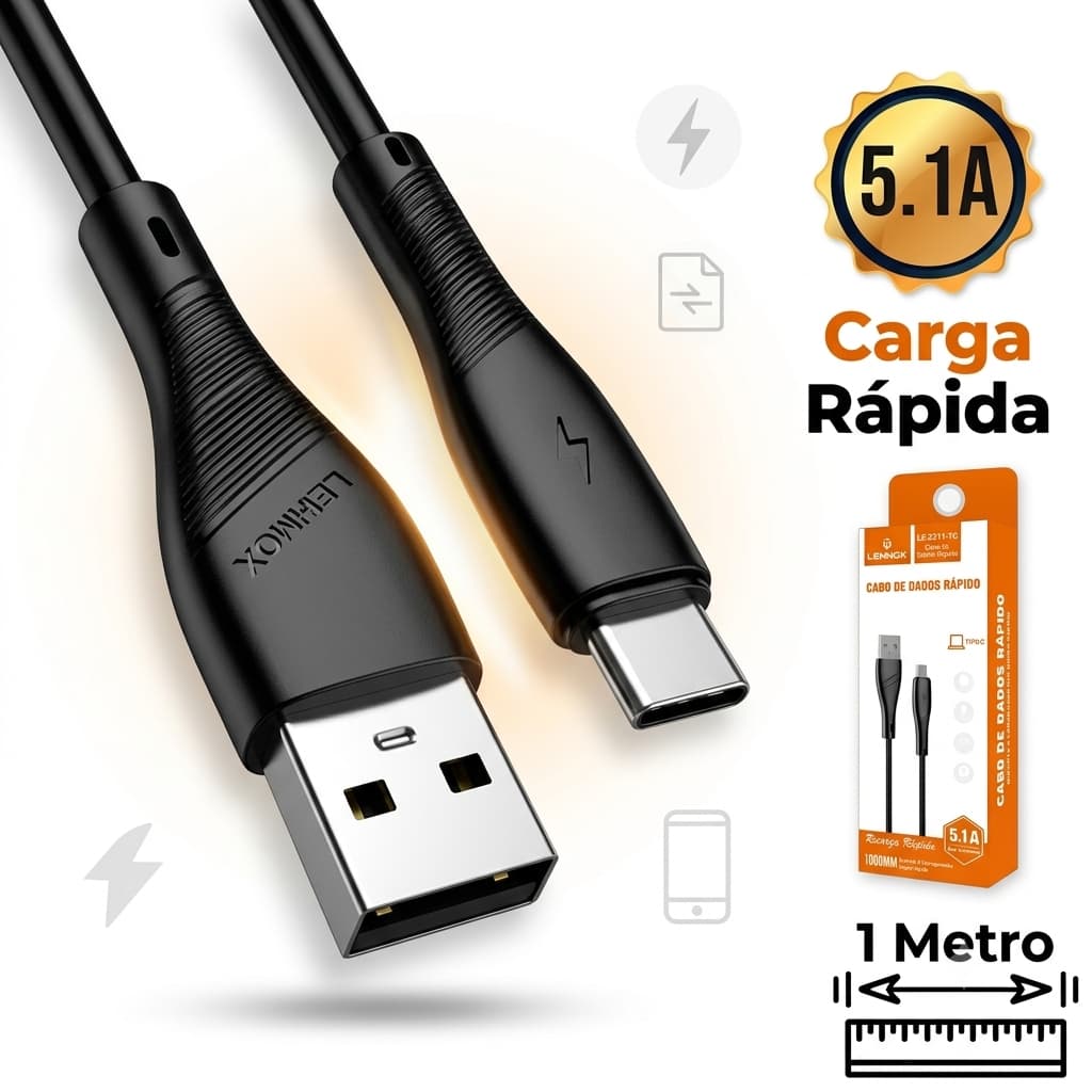 Cabos de dados rápido carregador tipo c turbo carregamento rapido 4.8a( 50 w)android usb