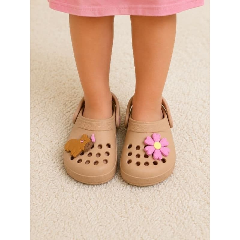 Babuche sandália infantil menina Personalizada Chinelo Feminino Slide Flexível Confortável Leve Macio