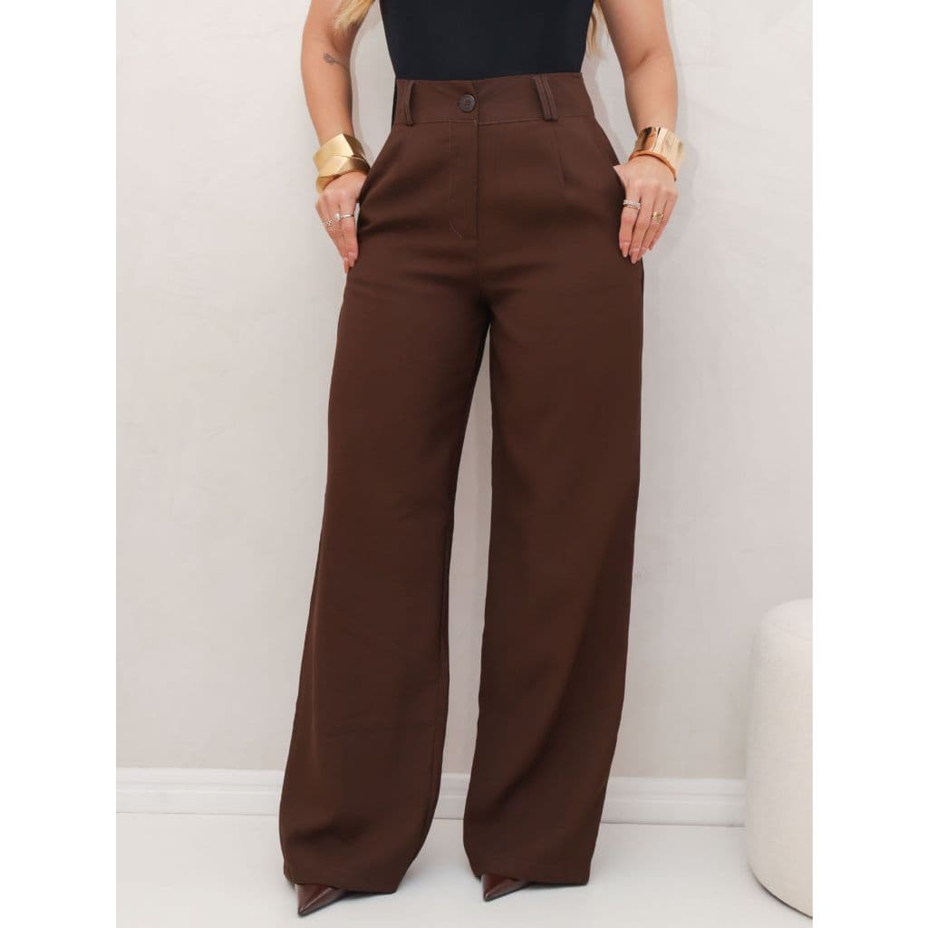 SM Claça Feminino Social Pantalona Elegante - Y-088