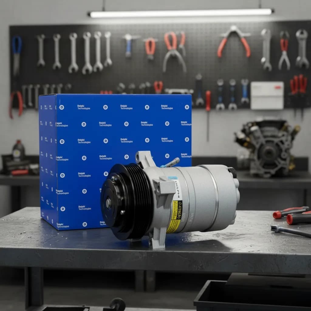 Compressor Ar Condicionado Silverado 6cc Mwm 97 A 00 Delphi