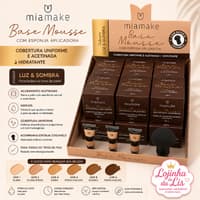 Base Mousse Miamake proporciona cobertura uniforme