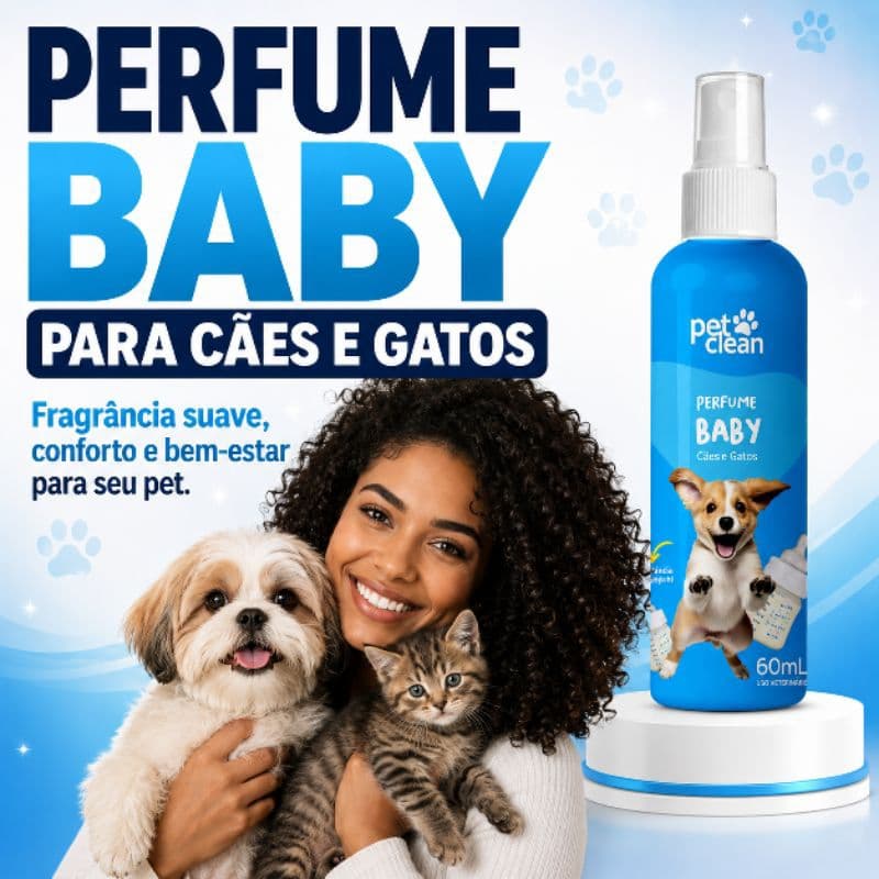 Perfume Cachorro Gato Luva Rasqueadeira Perfuma Facilita Escovação