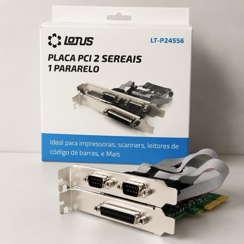 PLACA PCI 2 SERIAIS 1 PARALELO LT-P24556