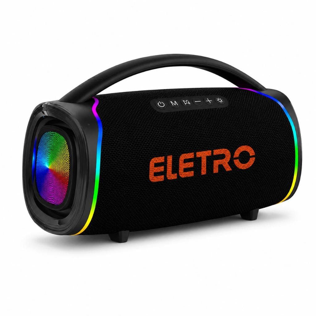 Caixa de Som Bluetooth 300W RGB Portátil Resistente à Água Bateria 27000mAh USB AUX TWS Recarregável Anatel top