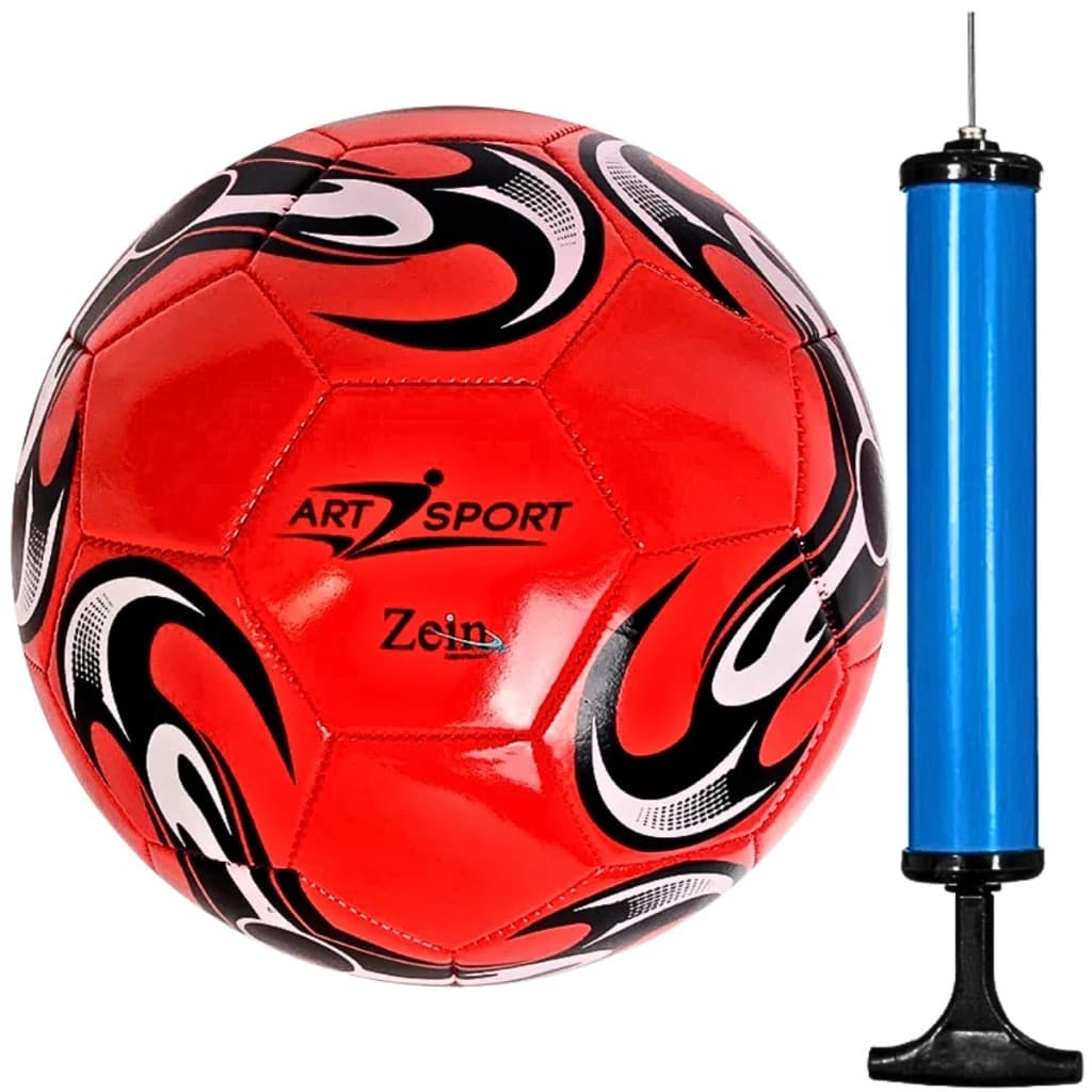 Bola De Futebol Campo Society Quadra Futsal + Bomba Com Bico N:5
