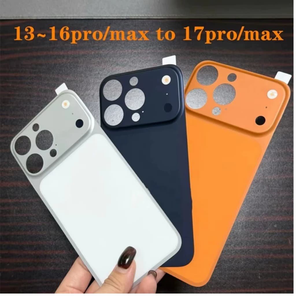Película Traseira que Transforma em Apple iPhone em 17 Pro / Pro Max 13 / 14 / 15 / 16 Pro Adesivo