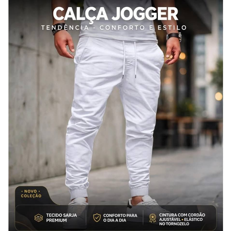 Calça Jogger Masculina Premium Basica E Versatil ENVIO IMEDIATO