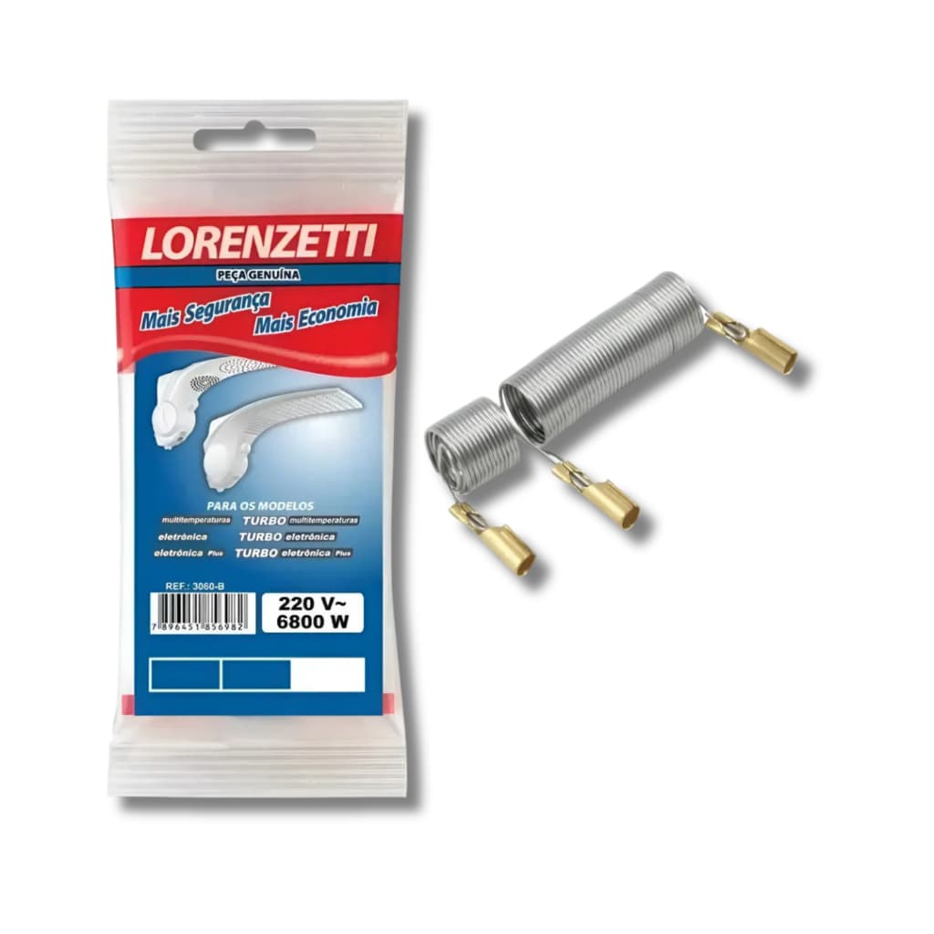 Resistência Lorenzetti Duo Shower Quadra Eletrônica Turbo Multitemperatura 6800w 220v