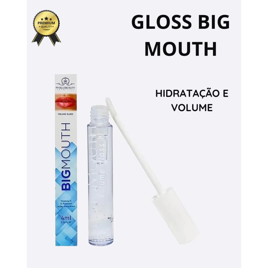 Gloss Volume Labial  Big Mouth Incolor Phállebeauty