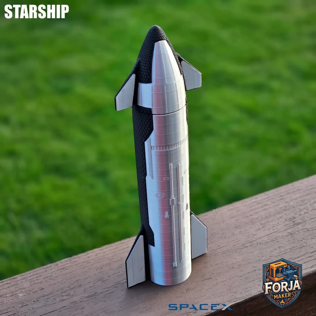 Réplica dos Foguetes da Space X - Starship / Super Heavy / Starship HLS / Starship Starlink - Até 60 CM