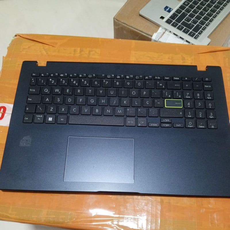 carcaça superior com teclado (palmrest) original da marca Asus,  Vivobook modelos E510, E510M e E510MA