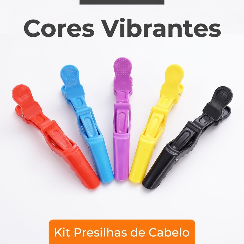 Prendedor Cabelo Sem Marca para Divisão de Fios Sem Danos