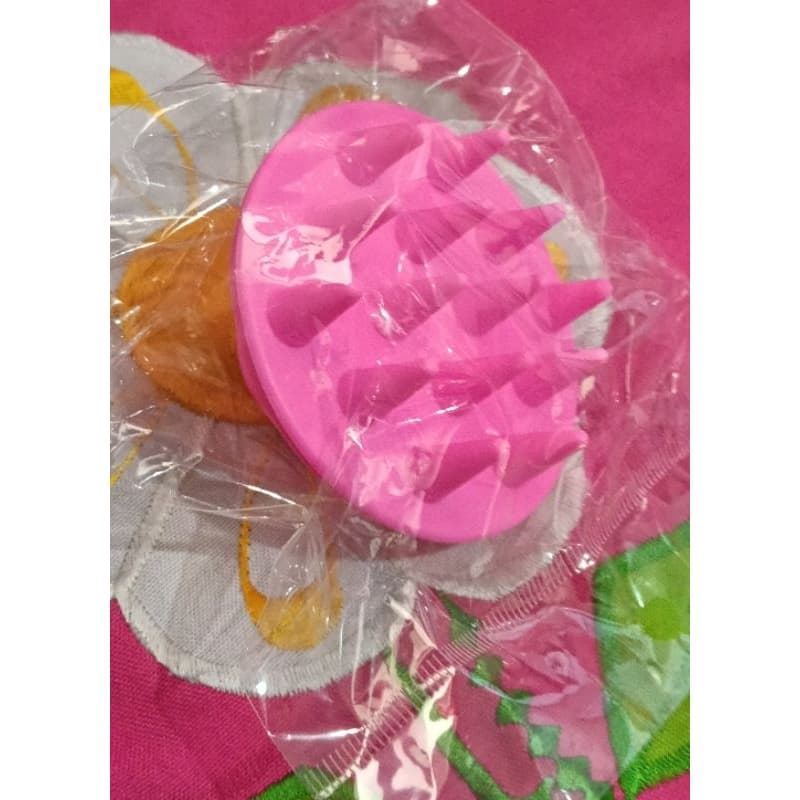 Massageador Capilar de Silicone Beauty Flash Escova Massageadora Couro Cabeludo Banho Cabelo Shampoo